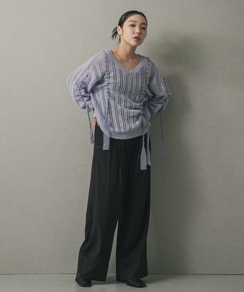 SENSE OF PLACE by URBAN RESEARCH / センスオブプレイス バイ アーバンリサーチ ニット・セーター | メッシュテープニット | 詳細19
