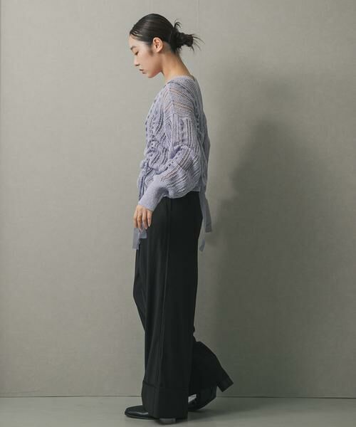 SENSE OF PLACE by URBAN RESEARCH / センスオブプレイス バイ アーバンリサーチ ニット・セーター | メッシュテープニット | 詳細20