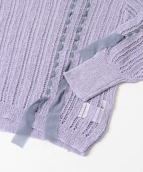 SENSE OF PLACE by URBAN RESEARCH / センスオブプレイス バイ アーバンリサーチ ニット・セーター | メッシュテープニット | 詳細23