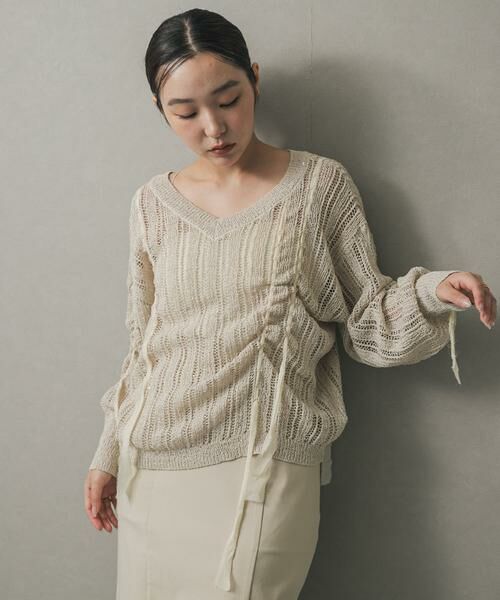 SENSE OF PLACE by URBAN RESEARCH / センスオブプレイス バイ アーバンリサーチ ニット・セーター | メッシュテープニット | 詳細25