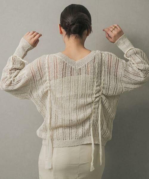 SENSE OF PLACE by URBAN RESEARCH / センスオブプレイス バイ アーバンリサーチ ニット・セーター | メッシュテープニット | 詳細27