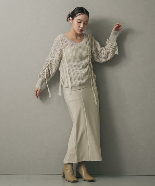 SENSE OF PLACE by URBAN RESEARCH / センスオブプレイス バイ アーバンリサーチ ニット・セーター | メッシュテープニット | 詳細29