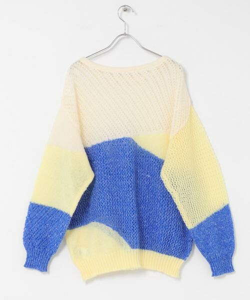 SENSE OF PLACE by URBAN RESEARCH / センスオブプレイス バイ アーバンリサーチ ニット・セーター | パッチワークメッシュセーター | 詳細28