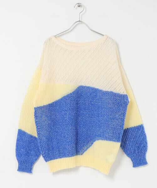 SENSE OF PLACE by URBAN RESEARCH / センスオブプレイス バイ アーバンリサーチ ニット・セーター | パッチワークメッシュセーター | 詳細26