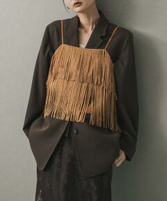 SENSE OF PLACE by URBAN RESEARCH / センスオブプレイス バイ アーバンリサーチ キャミソール・チューブトップ | FSフリンジキャミトップ