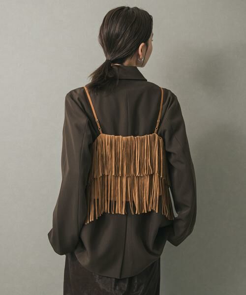 SENSE OF PLACE by URBAN RESEARCH / センスオブプレイス バイ アーバンリサーチ キャミソール・チューブトップ | FSフリンジキャミトップ | 詳細4