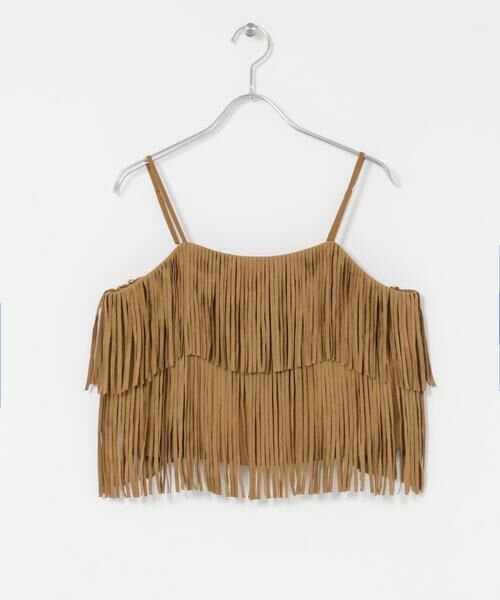 SENSE OF PLACE by URBAN RESEARCH / センスオブプレイス バイ アーバンリサーチ キャミソール・チューブトップ | FSフリンジキャミトップ | 詳細8