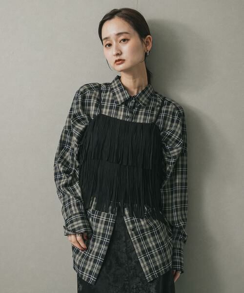 SENSE OF PLACE by URBAN RESEARCH / センスオブプレイス バイ アーバンリサーチ キャミソール・チューブトップ | FSフリンジキャミトップ | 詳細16