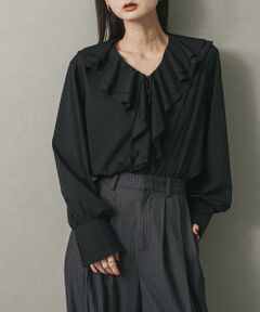SENSE OF PLACE by URBAN RESEARCH / センスオブプレイス バイ アーバンリサーチ シャツ・ブラウス | Vネックラッフルブラウス