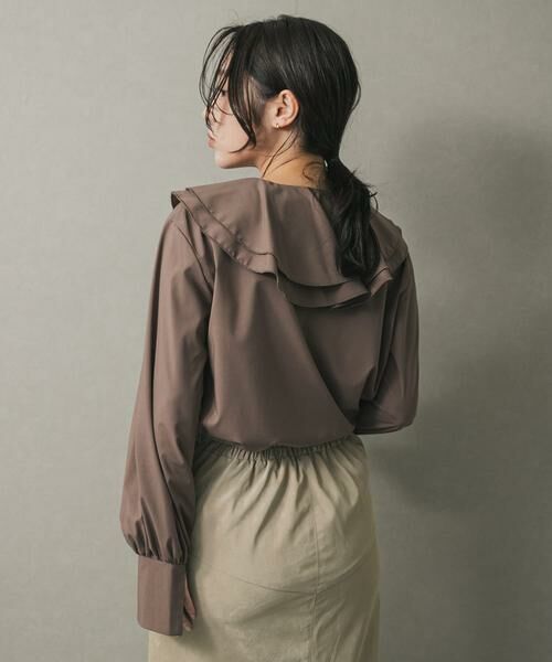 SENSE OF PLACE by URBAN RESEARCH / センスオブプレイス バイ アーバンリサーチ シャツ・ブラウス | Vネックラッフルブラウス | 詳細3