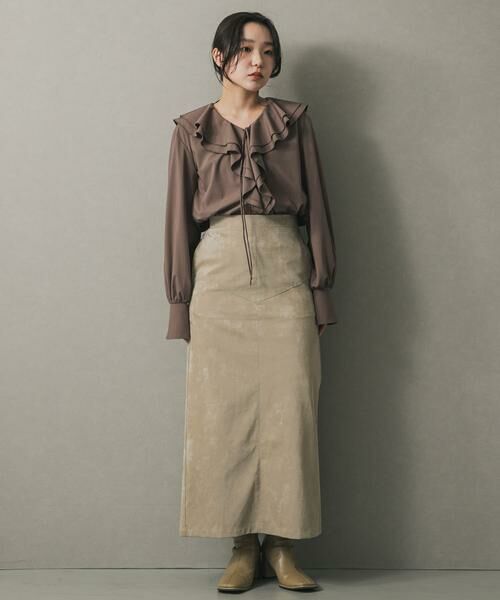 SENSE OF PLACE by URBAN RESEARCH / センスオブプレイス バイ アーバンリサーチ シャツ・ブラウス | Vネックラッフルブラウス | 詳細5