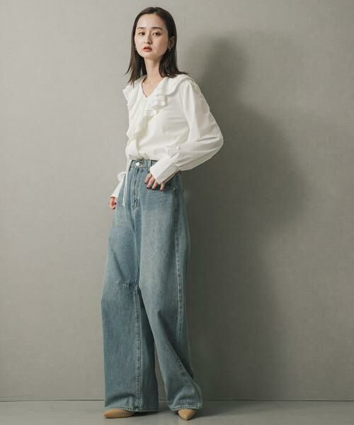 SENSE OF PLACE by URBAN RESEARCH / センスオブプレイス バイ アーバンリサーチ シャツ・ブラウス | Vネックラッフルブラウス | 詳細20