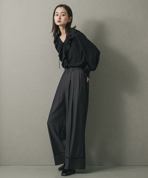 SENSE OF PLACE by URBAN RESEARCH / センスオブプレイス バイ アーバンリサーチ シャツ・ブラウス | Vネックラッフルブラウス | 詳細29