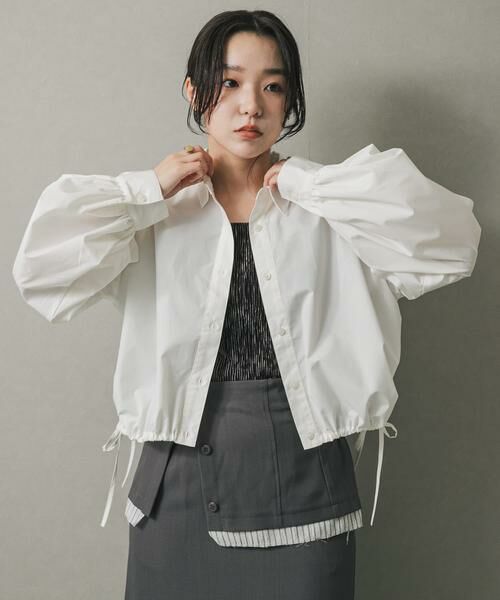 SENSE OF PLACE by URBAN RESEARCH / センスオブプレイス バイ アーバンリサーチ シャツ・ブラウス | クロップドバルーンシャツ | 詳細15