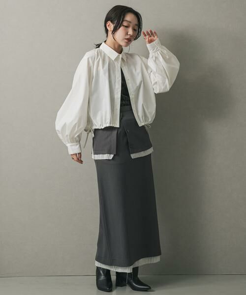 SENSE OF PLACE by URBAN RESEARCH / センスオブプレイス バイ アーバンリサーチ シャツ・ブラウス | クロップドバルーンシャツ | 詳細19