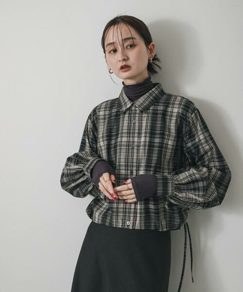 SENSE OF PLACE by URBAN RESEARCH / センスオブプレイス バイ アーバンリサーチ シャツ・ブラウス | クロップドバルーンシャツ | 詳細24