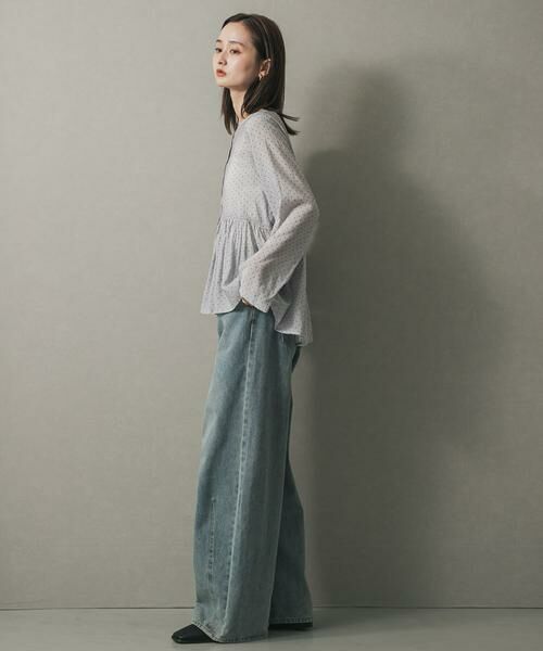 SENSE OF PLACE by URBAN RESEARCH / センスオブプレイス バイ アーバンリサーチ シャツ・ブラウス | フロッキードットウエストギャザーブラウス | 詳細6