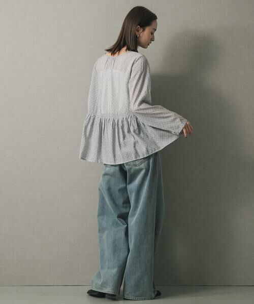 SENSE OF PLACE by URBAN RESEARCH / センスオブプレイス バイ アーバンリサーチ シャツ・ブラウス | フロッキードットウエストギャザーブラウス | 詳細7