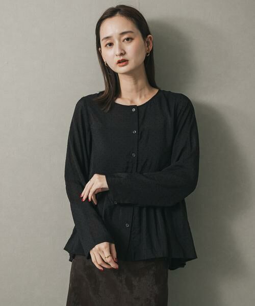 SENSE OF PLACE by URBAN RESEARCH / センスオブプレイス バイ アーバンリサーチ シャツ・ブラウス | フロッキードットウエストギャザーブラウス | 詳細15
