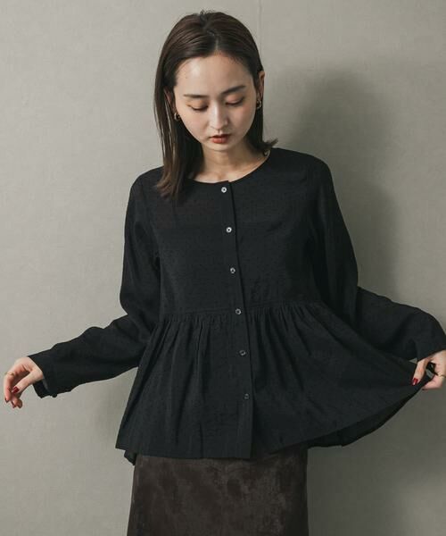 SENSE OF PLACE by URBAN RESEARCH / センスオブプレイス バイ アーバンリサーチ シャツ・ブラウス | フロッキードットウエストギャザーブラウス | 詳細17