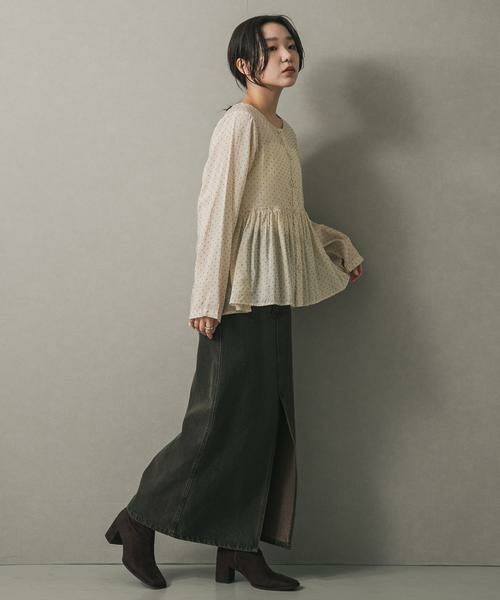 SENSE OF PLACE by URBAN RESEARCH / センスオブプレイス バイ アーバンリサーチ シャツ・ブラウス | フロッキードットウエストギャザーブラウス | 詳細28