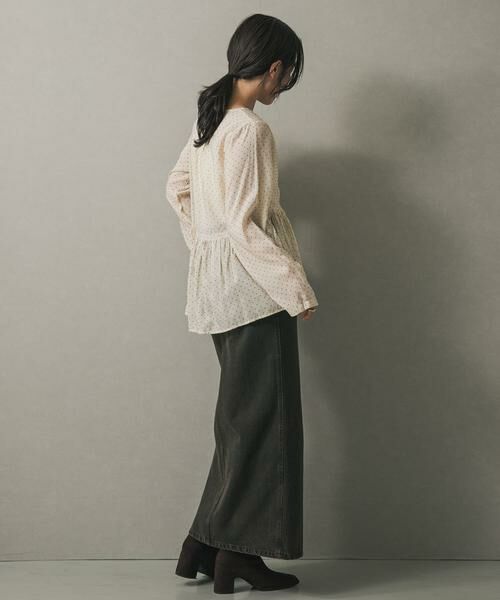 SENSE OF PLACE by URBAN RESEARCH / センスオブプレイス バイ アーバンリサーチ シャツ・ブラウス | フロッキードットウエストギャザーブラウス | 詳細29