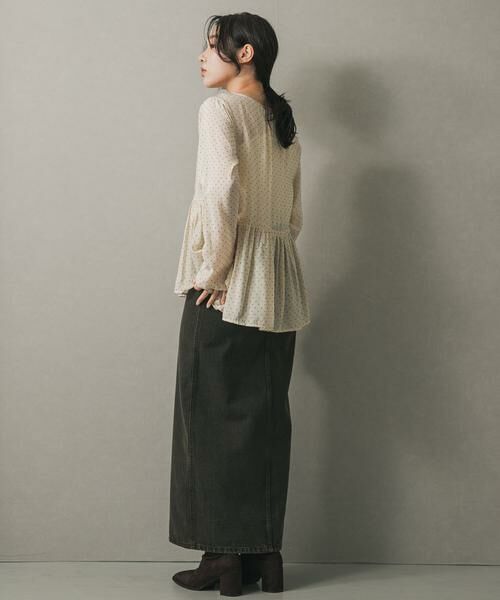 SENSE OF PLACE by URBAN RESEARCH / センスオブプレイス バイ アーバンリサーチ シャツ・ブラウス | フロッキードットウエストギャザーブラウス | 詳細30