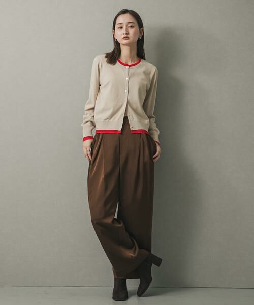 SENSE OF PLACE by URBAN RESEARCH / センスオブプレイス バイ アーバンリサーチ その他パンツ | サテンインタックパンツ | 詳細4
