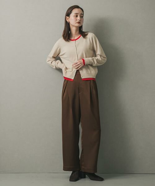 SENSE OF PLACE by URBAN RESEARCH / センスオブプレイス バイ アーバンリサーチ その他パンツ | サテンインタックパンツ | 詳細6