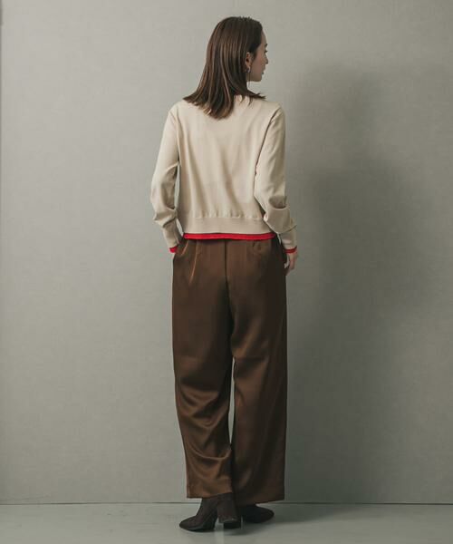 SENSE OF PLACE by URBAN RESEARCH / センスオブプレイス バイ アーバンリサーチ その他パンツ | サテンインタックパンツ | 詳細7