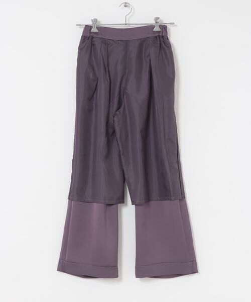 SENSE OF PLACE by URBAN RESEARCH / センスオブプレイス バイ アーバンリサーチ その他パンツ | サテンインタックパンツ | 詳細21