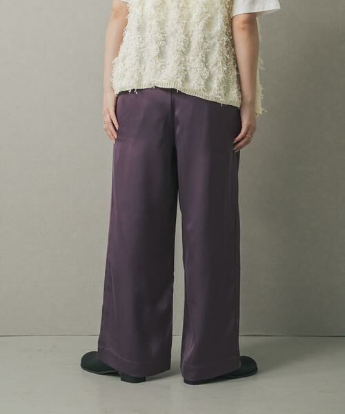 SENSE OF PLACE by URBAN RESEARCH / センスオブプレイス バイ アーバンリサーチ その他パンツ | サテンインタックパンツ | 詳細12