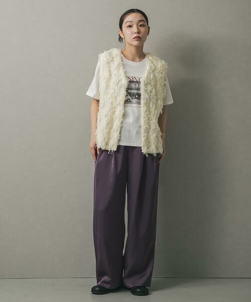 SENSE OF PLACE by URBAN RESEARCH / センスオブプレイス バイ アーバンリサーチ その他パンツ | サテンインタックパンツ | 詳細13