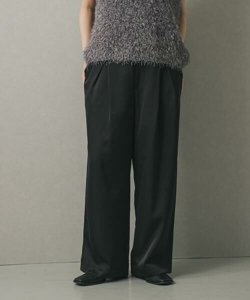 SENSE OF PLACE by URBAN RESEARCH / センスオブプレイス バイ アーバンリサーチ その他パンツ | サテンインタックパンツ | 詳細24