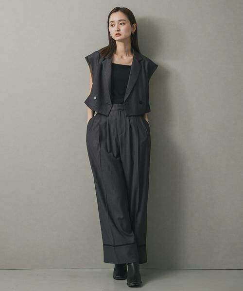 SENSE OF PLACE by URBAN RESEARCH / センスオブプレイス バイ アーバンリサーチ その他パンツ | 3タックスラックスワイドパンツ | 詳細15