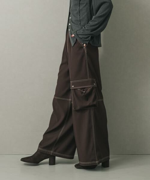 SENSE OF PLACE by URBAN RESEARCH / センスオブプレイス バイ アーバンリサーチ その他パンツ | ステッチカーゴイージーパンツ | 詳細1