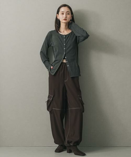 SENSE OF PLACE by URBAN RESEARCH / センスオブプレイス バイ アーバンリサーチ その他パンツ | ステッチカーゴイージーパンツ | 詳細4