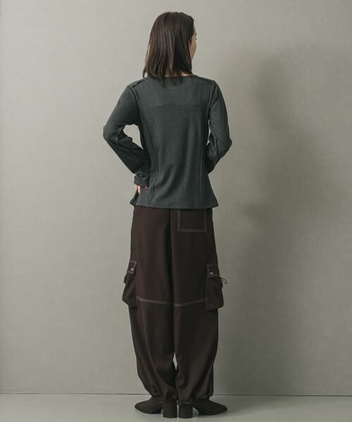 SENSE OF PLACE by URBAN RESEARCH / センスオブプレイス バイ アーバンリサーチ その他パンツ | ステッチカーゴイージーパンツ | 詳細6