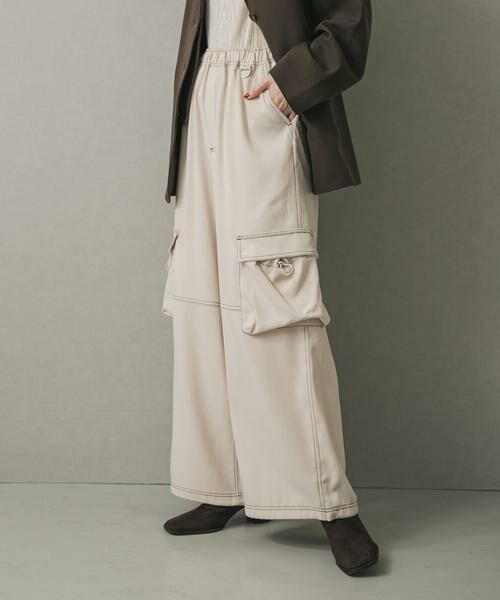 SENSE OF PLACE by URBAN RESEARCH / センスオブプレイス バイ アーバンリサーチ その他パンツ | ステッチカーゴイージーパンツ | 詳細16