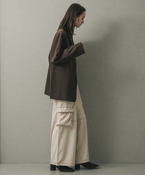 SENSE OF PLACE by URBAN RESEARCH / センスオブプレイス バイ アーバンリサーチ その他パンツ | ステッチカーゴイージーパンツ | 詳細21