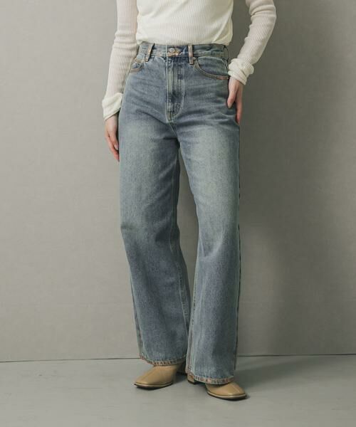 SENSE OF PLACE by URBAN RESEARCH / センスオブプレイス バイ アーバンリサーチ デニムパンツ | ハクプリントデニム | 詳細1