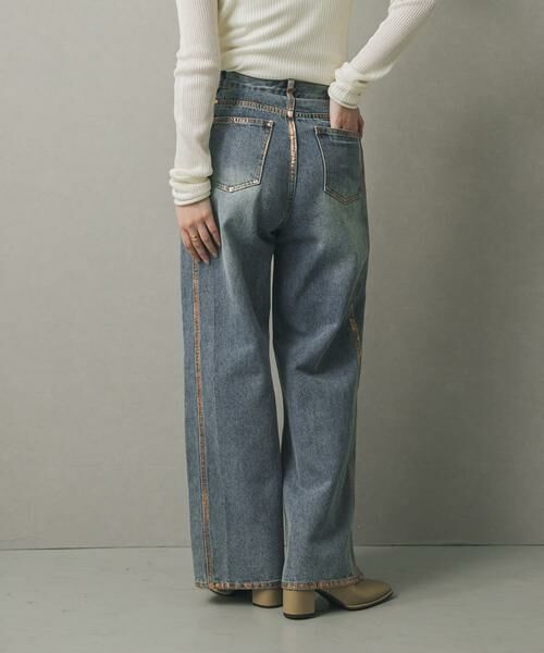 SENSE OF PLACE by URBAN RESEARCH / センスオブプレイス バイ アーバンリサーチ デニムパンツ | ハクプリントデニム | 詳細2