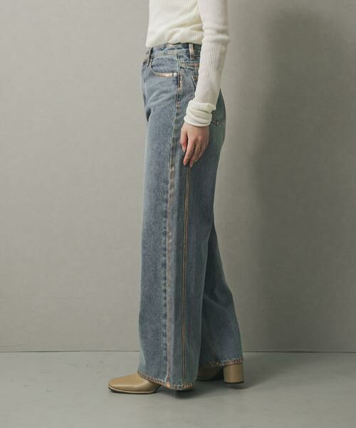 SENSE OF PLACE by URBAN RESEARCH / センスオブプレイス バイ アーバンリサーチ デニムパンツ | ハクプリントデニム | 詳細3