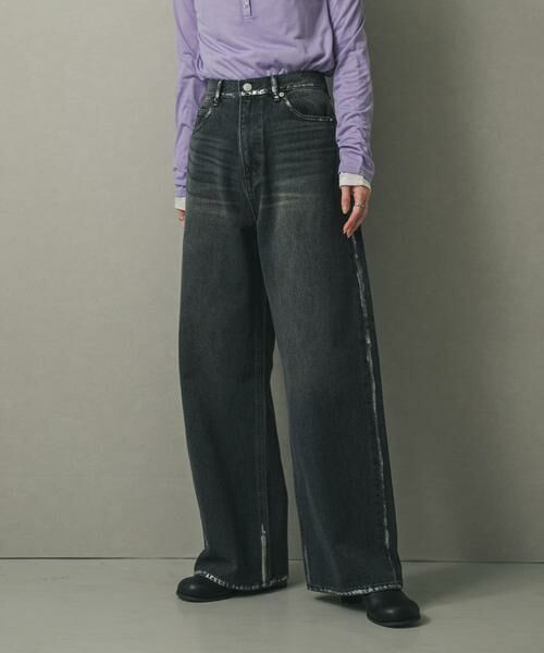 SENSE OF PLACE by URBAN RESEARCH / センスオブプレイス バイ アーバンリサーチ デニムパンツ | ハクプリントデニム | 詳細10