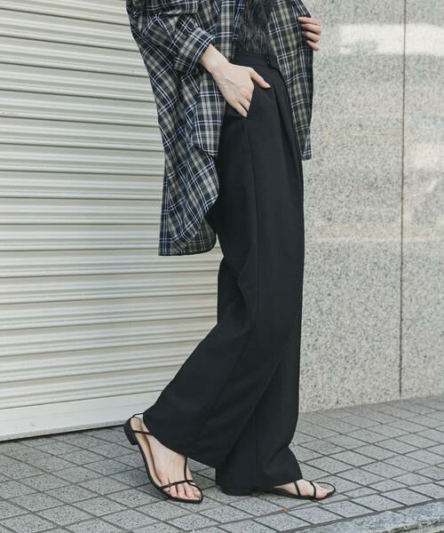 SENSE OF PLACE by URBAN RESEARCH / センスオブプレイス バイ アーバンリサーチ その他パンツ | センタープレスストレートパンツ | 詳細16