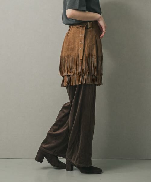 SENSE OF PLACE by URBAN RESEARCH / センスオブプレイス バイ アーバンリサーチ スカート | FSフリンジスカート | 詳細3