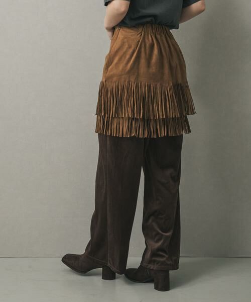 SENSE OF PLACE by URBAN RESEARCH / センスオブプレイス バイ アーバンリサーチ スカート | FSフリンジスカート | 詳細4
