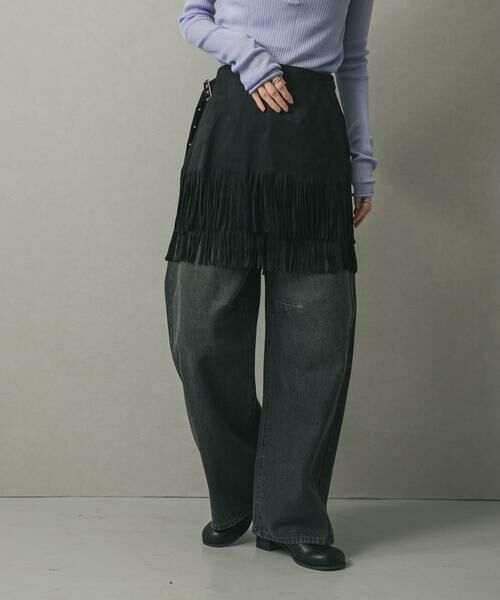SENSE OF PLACE by URBAN RESEARCH / センスオブプレイス バイ アーバンリサーチ スカート | FSフリンジスカート | 詳細16