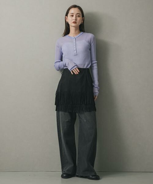 SENSE OF PLACE by URBAN RESEARCH / センスオブプレイス バイ アーバンリサーチ スカート | FSフリンジスカート | 詳細20