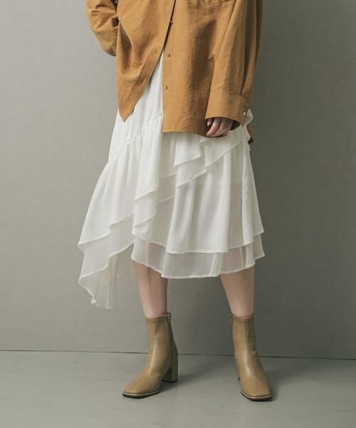 SENSE OF PLACE by URBAN RESEARCH / センスオブプレイス バイ アーバンリサーチ スカート | フレアティアードミディスカート | 詳細1